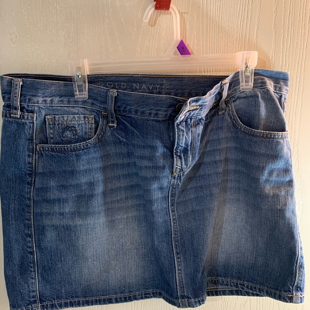 Blue Denim short skirt